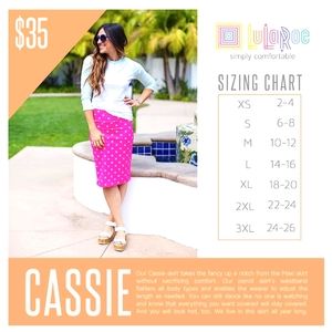 LuLaRoe Cassie Skirt-M